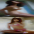 Intelligent sensual nude woman